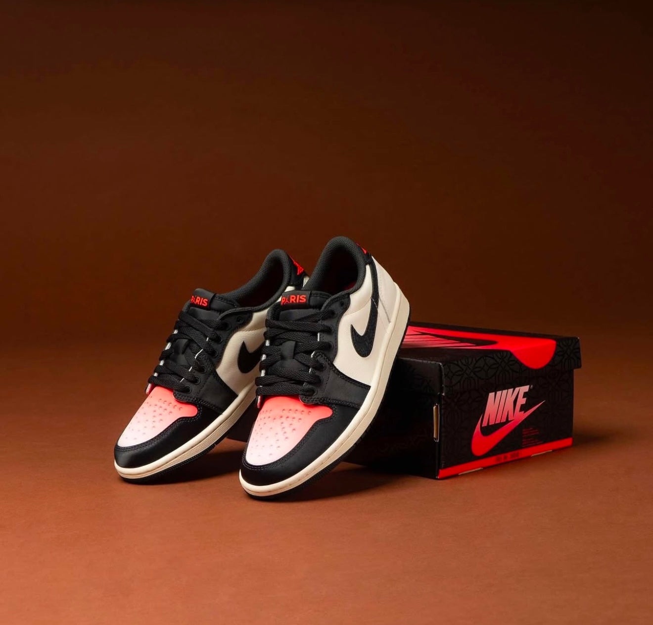 Air Jordan 1 Low PSG Sail & Off-Noir