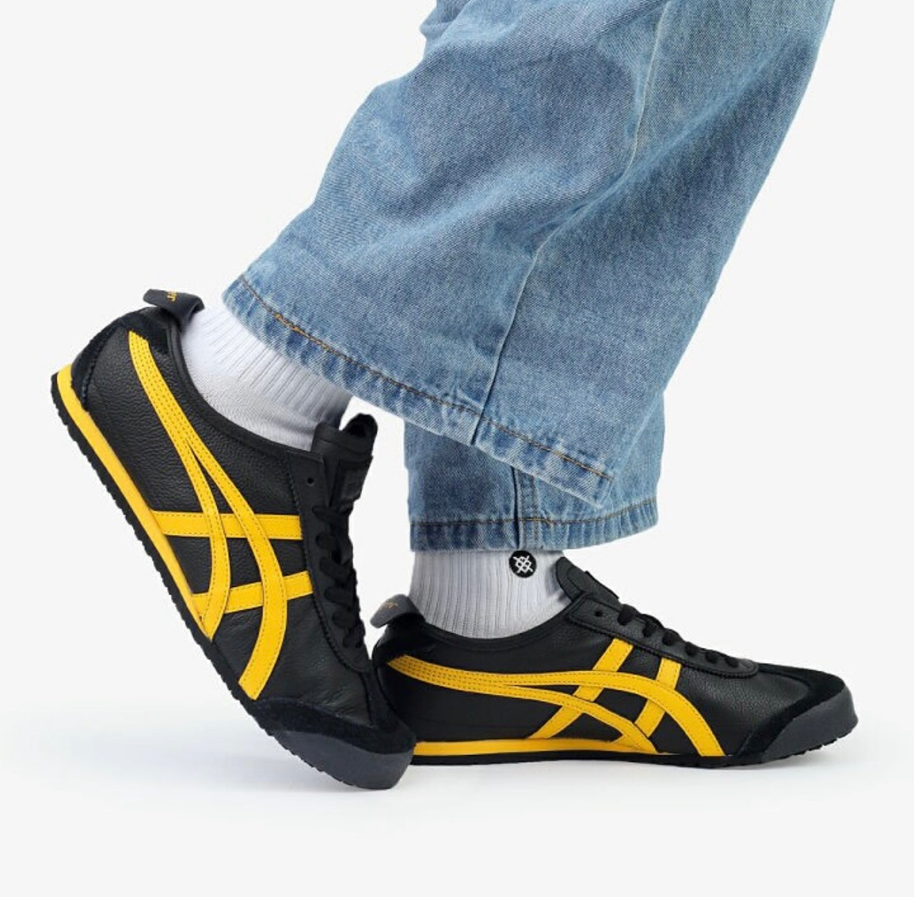 Mexico 66 Lace Up Black Yellow