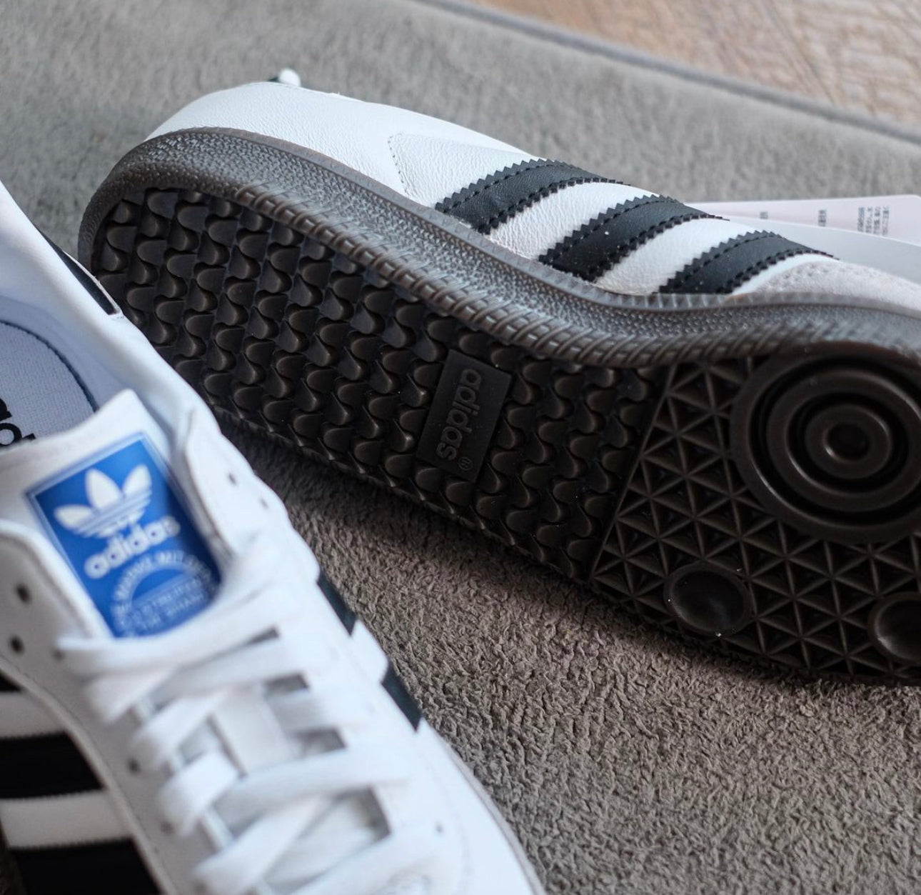 Samba Trainers Cloud White