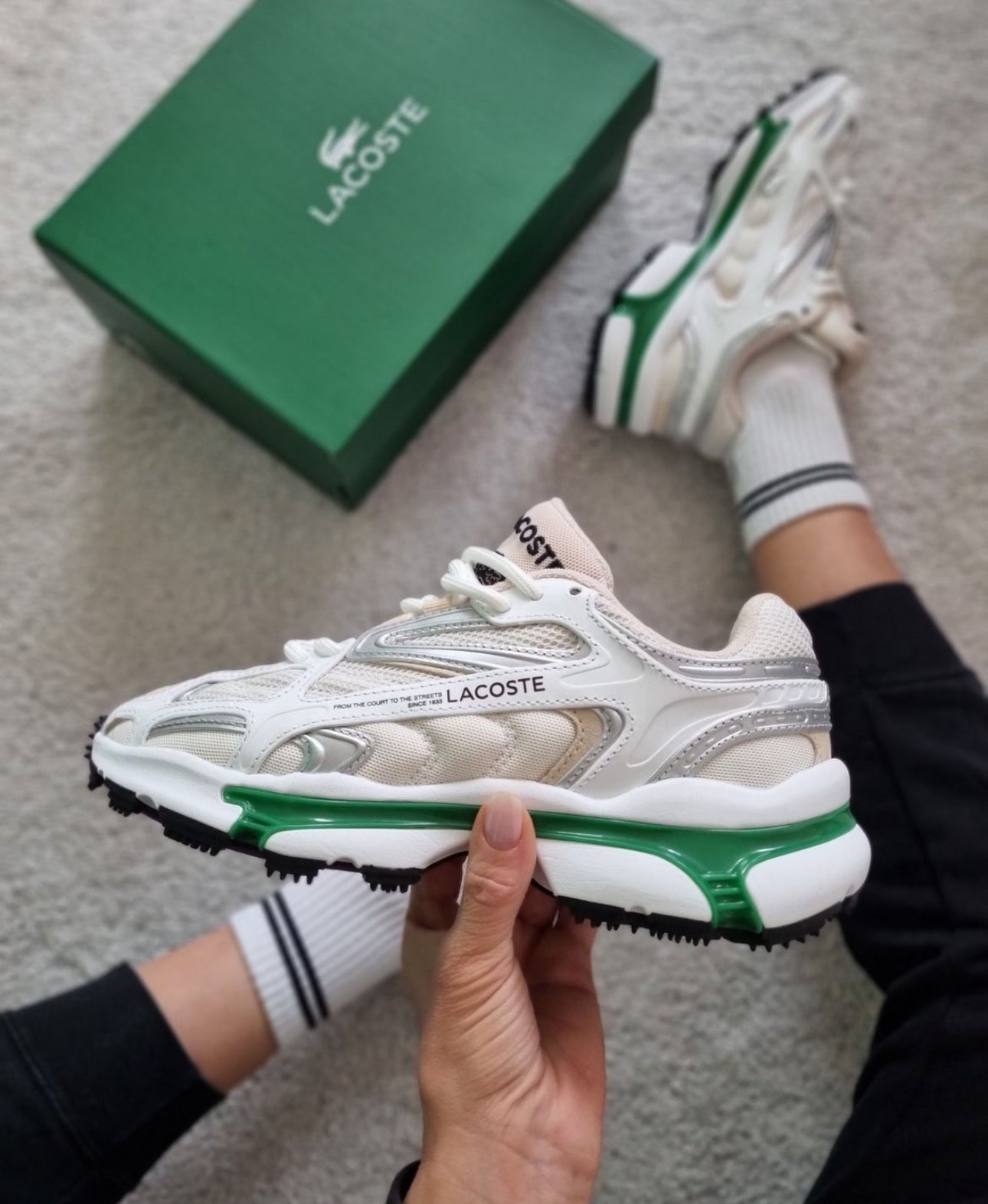 Lacoste L003 2K24 White/Green