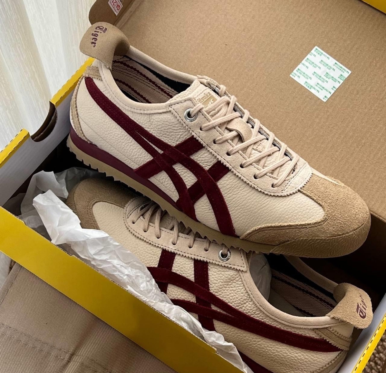 WMNs Mexico 66 Lace Up SD Beige Beet Juice