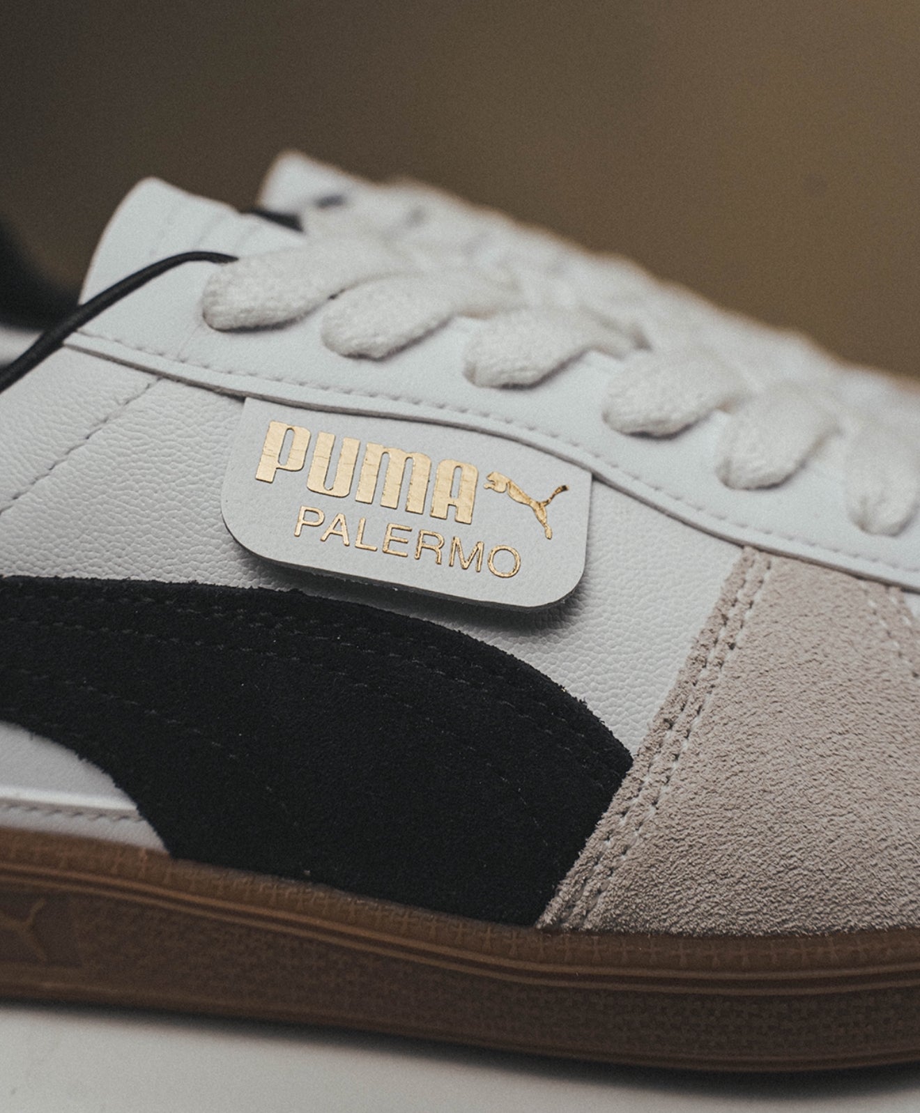Puma Palermo White Vapor Grey Gum
