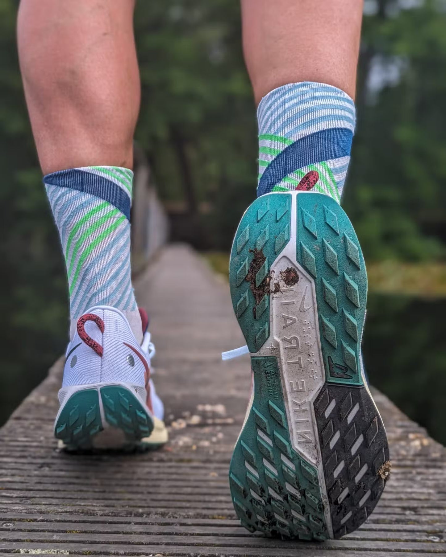 Zoom Pegasus Trail 5 Court Blue Cedar