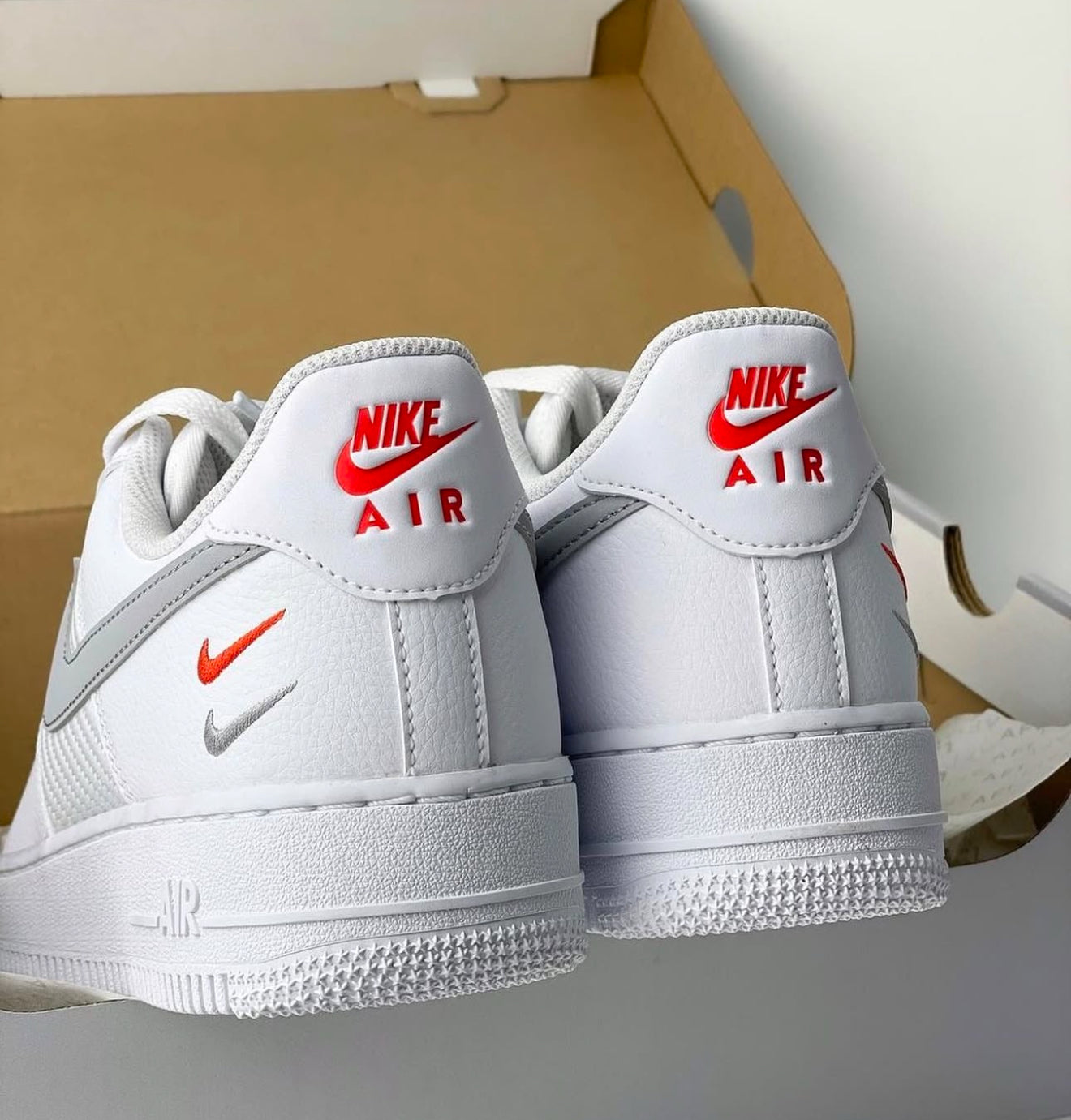 Airforce 1 0’7 Double Swoosh White Grey