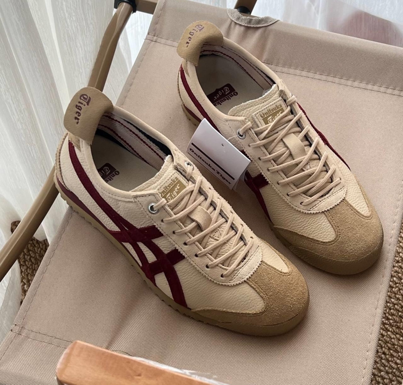 WMNs Mexico 66 Lace Up SD Beige Beet Juice