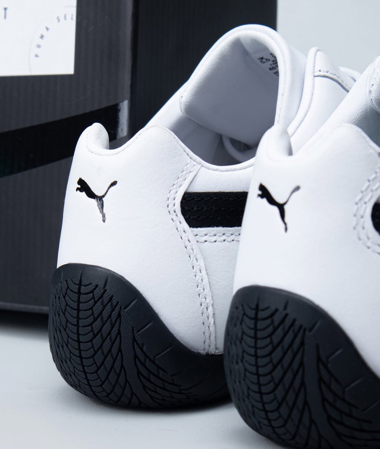 Puma Speed Cat Leather White Black