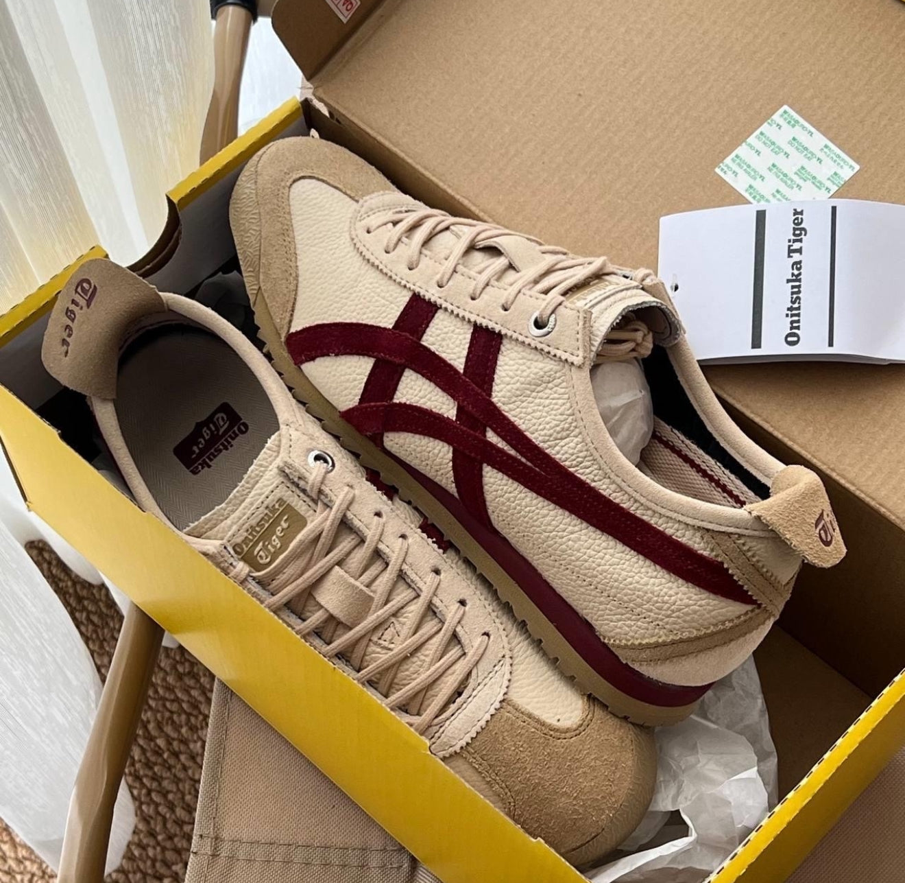 WMNs Mexico 66 Lace Up SD Beige Beet Juice