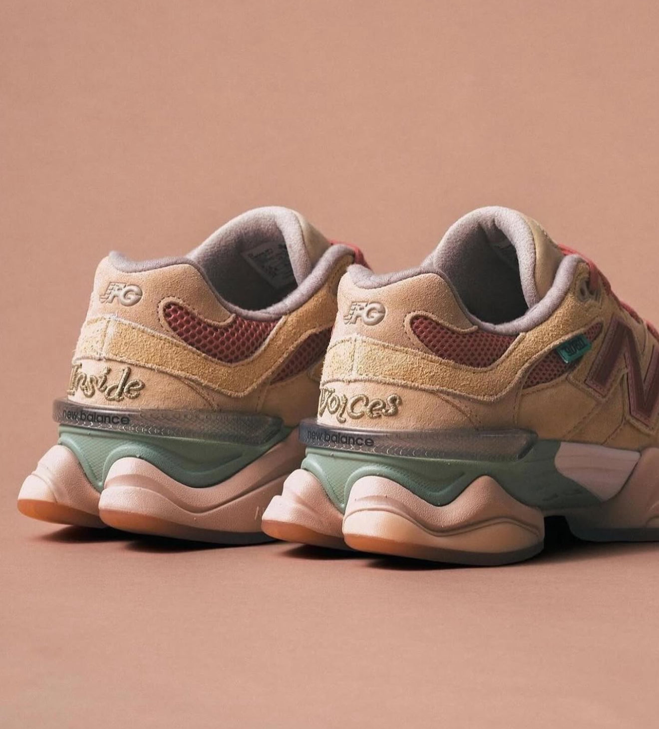 WMNs NB Balance 9060 Joe Freshgoods Inside Voices Penny Cookie Pink