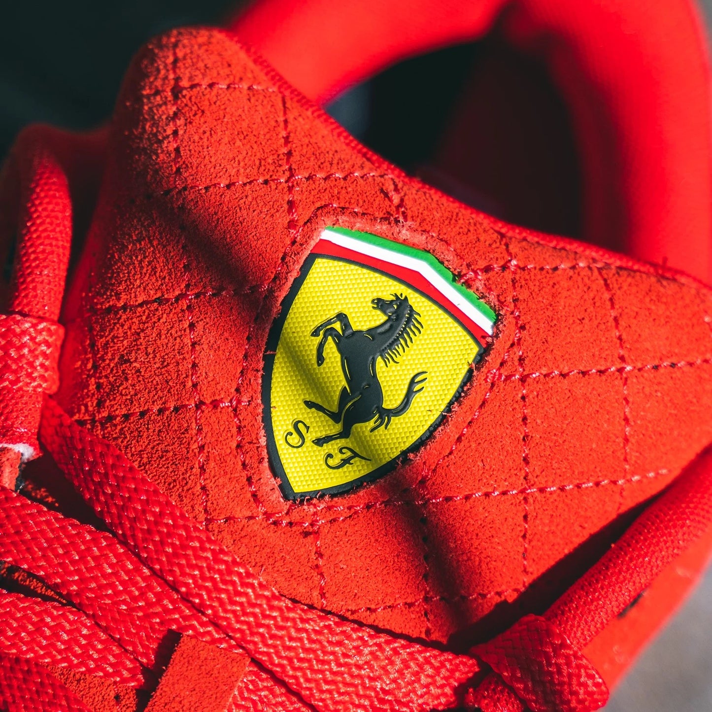 Puma Suede XL Hero Scuderia Ferrari Rosso Corsa Warm White