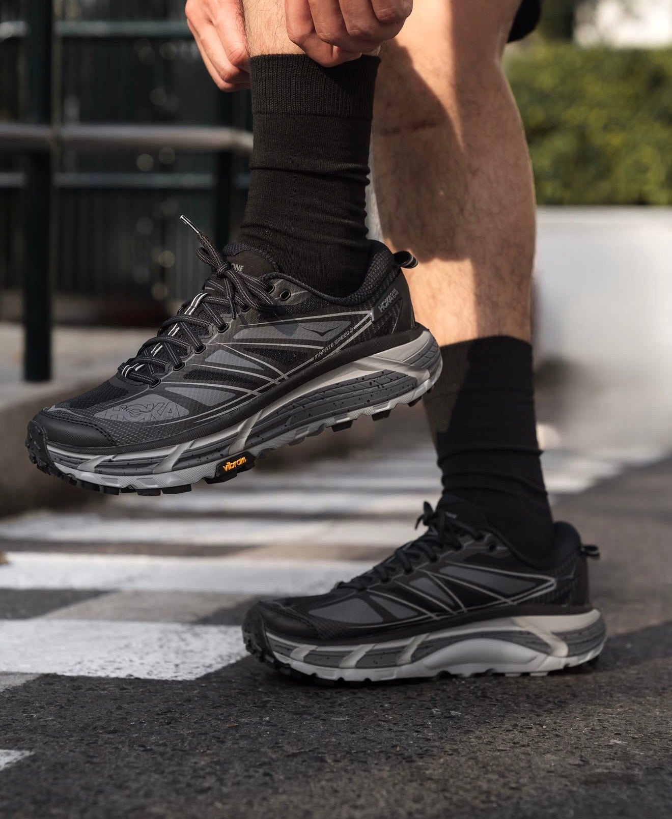 Hoka One One Mafate Speed 2 Black Castlerock