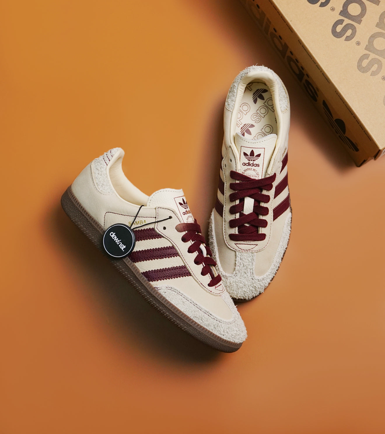 WMNs Samba OG Wonder White Maroon