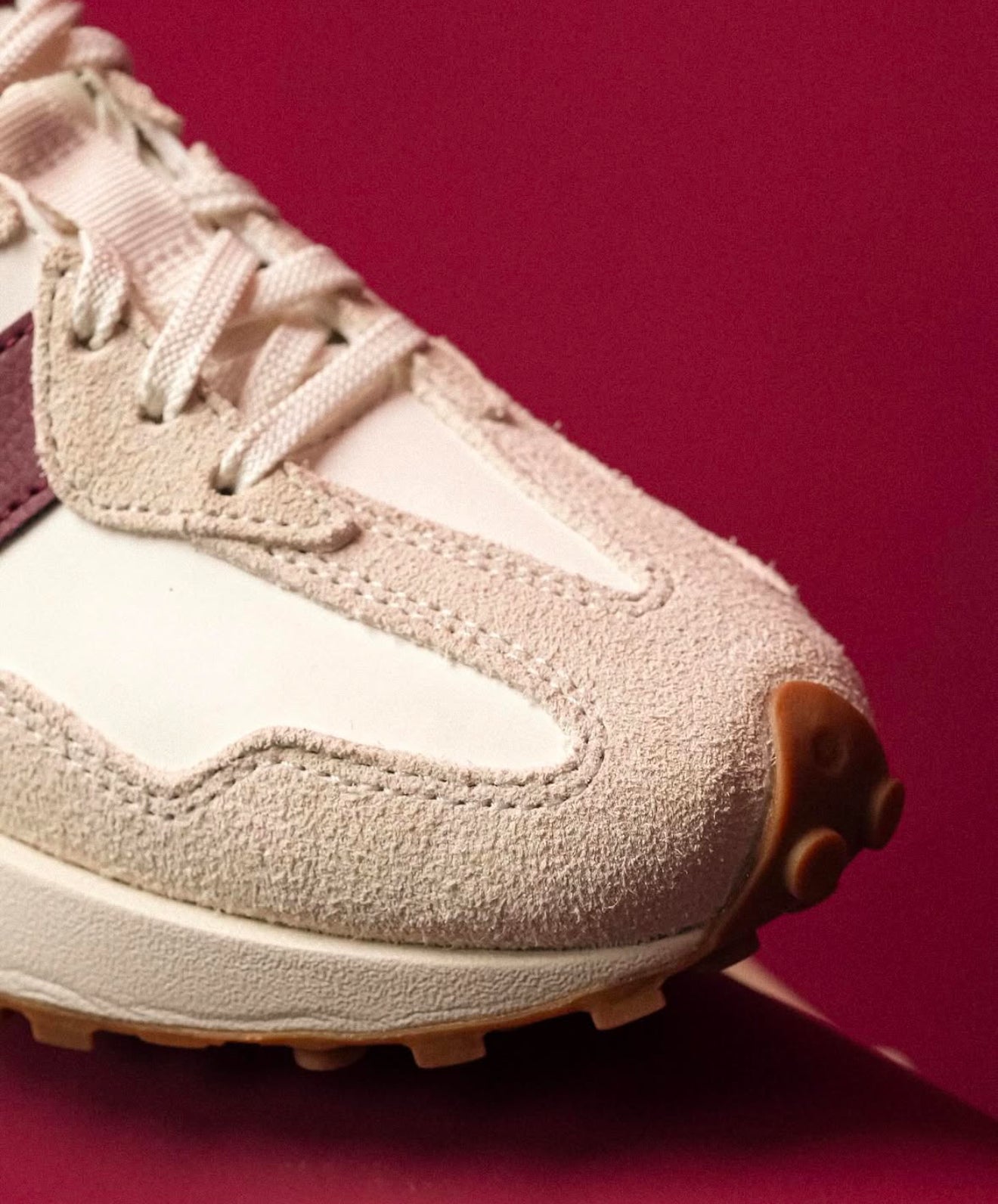 NB Balance 327 “ Moonbeam Burgandy “