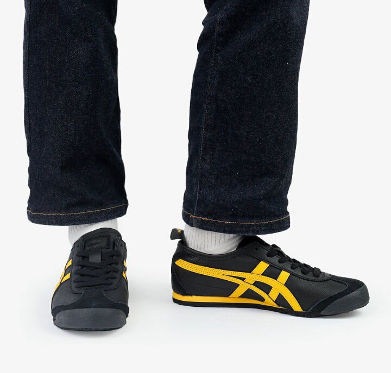Mexico 66 Lace Up Black Yellow