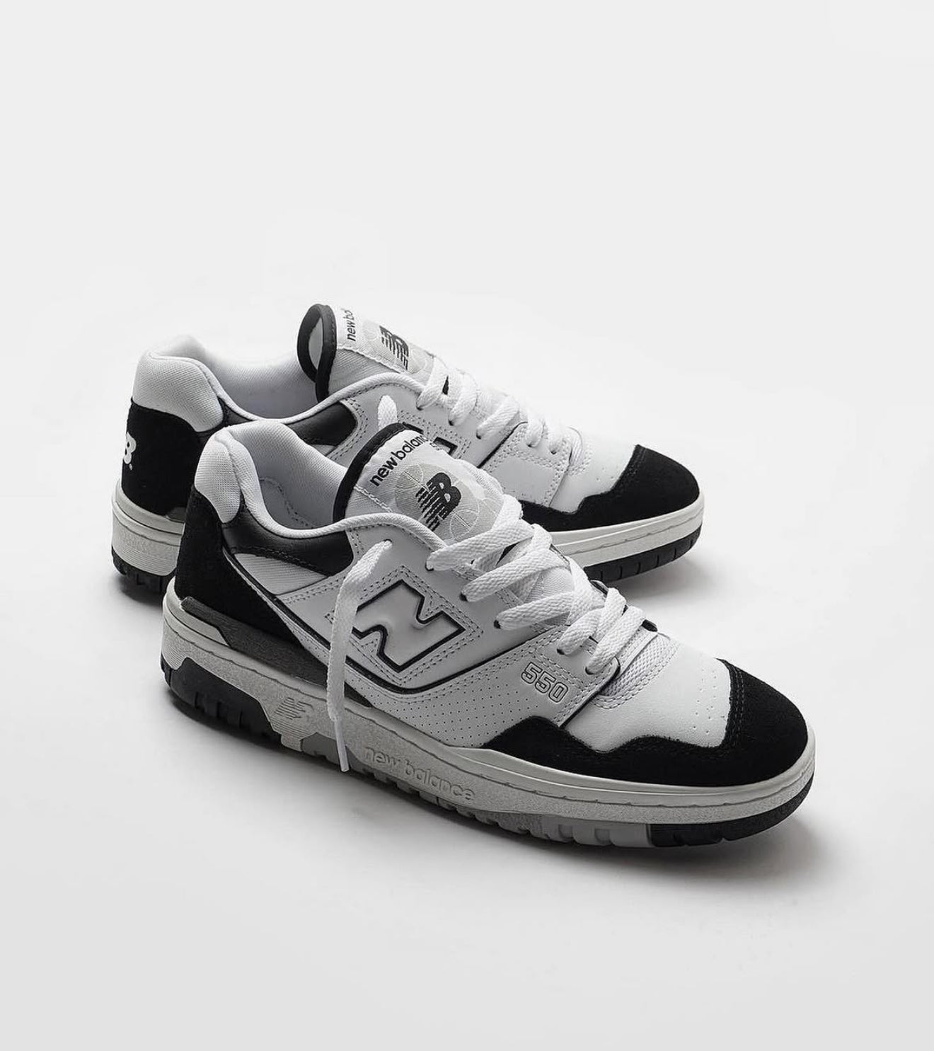NB Balance 550 White Black Raincloud
