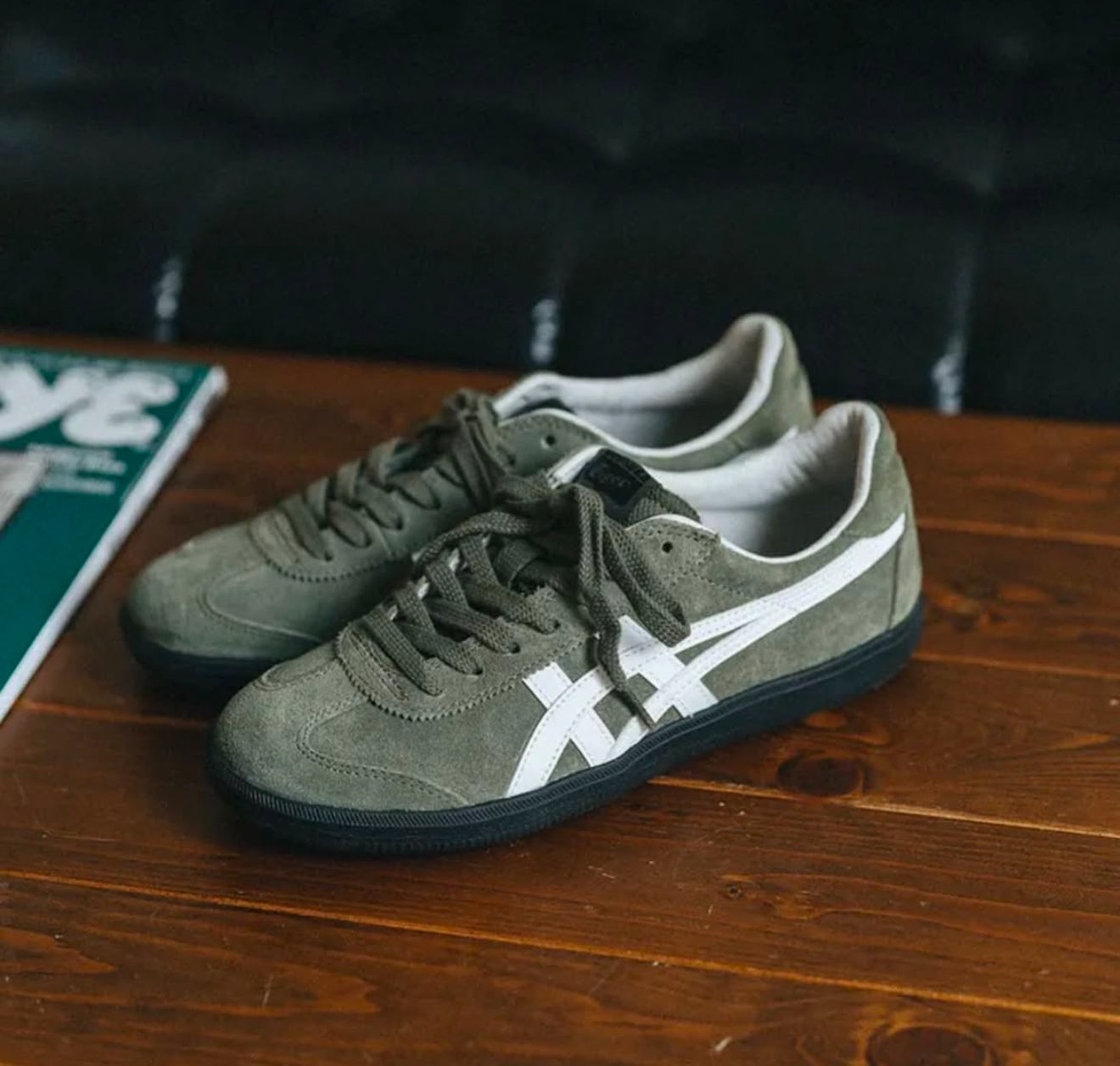 Tokuten Lace Up Brunt Green