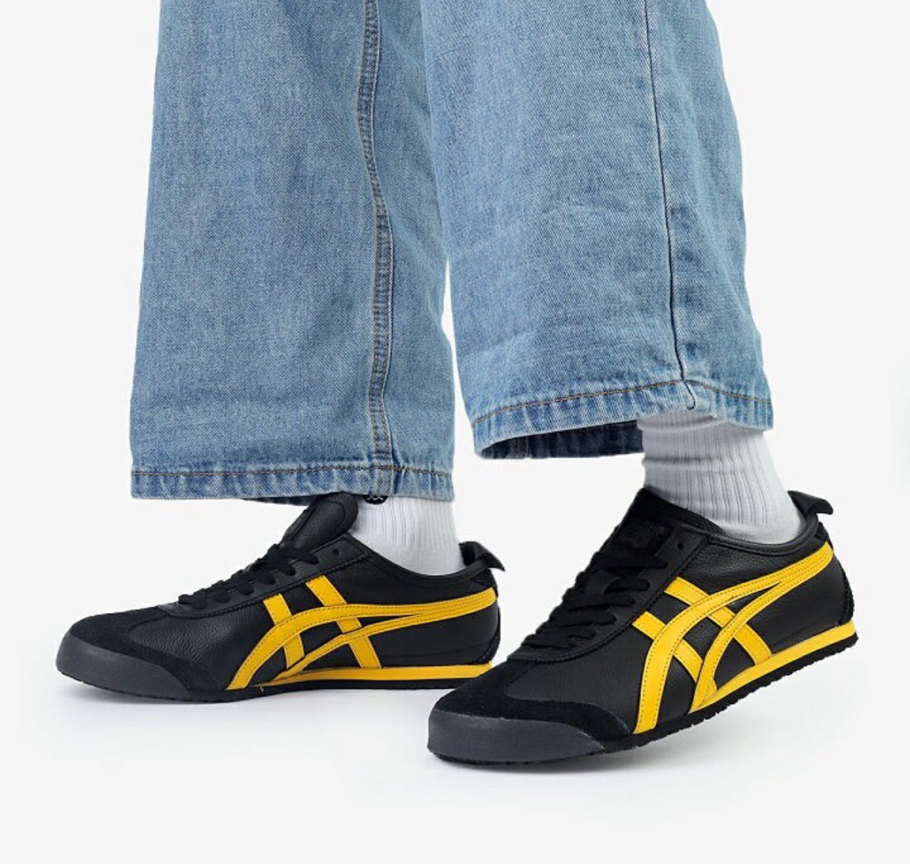 Mexico 66 Lace Up Black Yellow