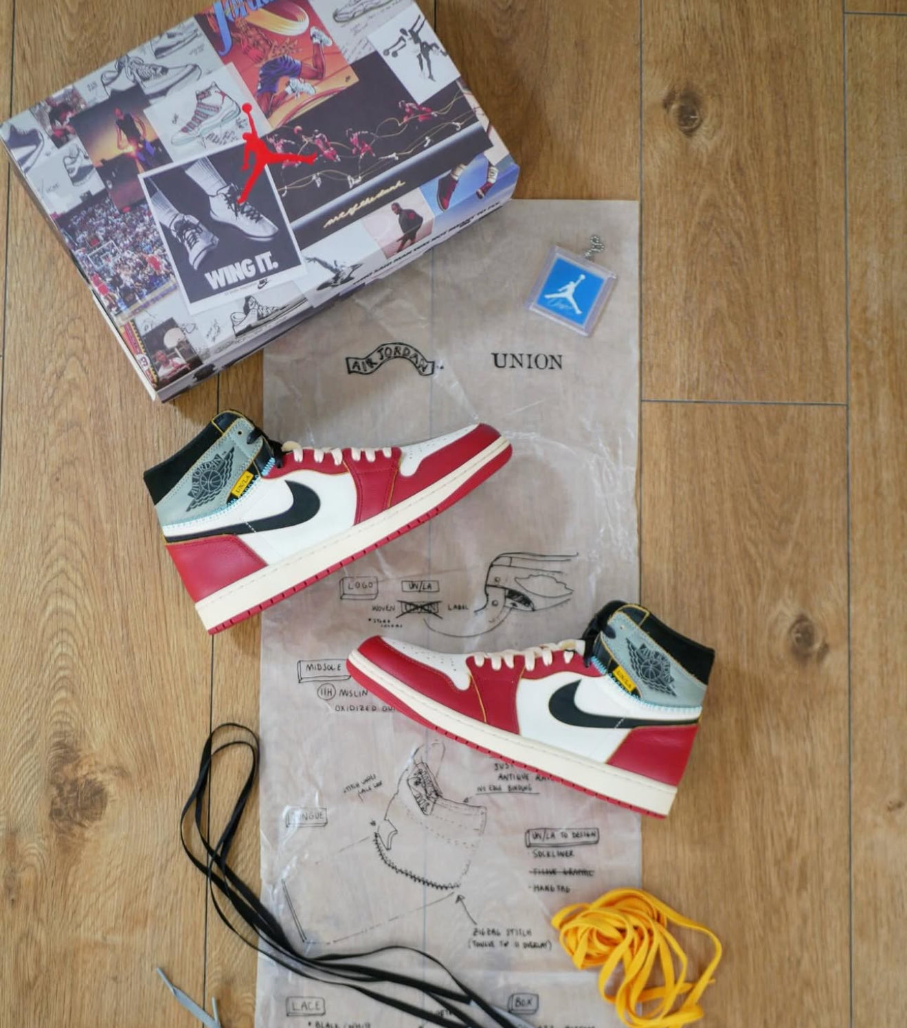 Air Jordan 1 Retro High OG SP Union LA Chicago Shadow