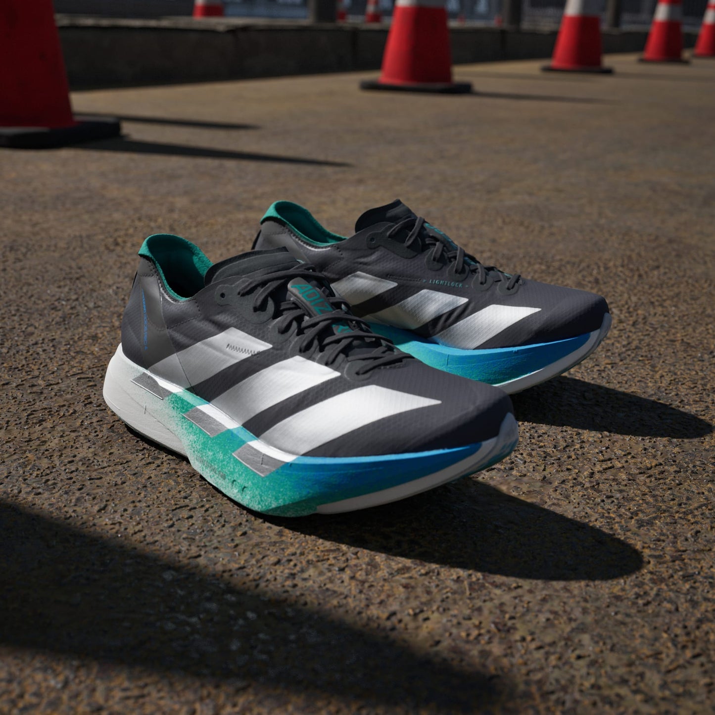 Adizero Adios Pro 4 Core Black Matte Silver Glory Green