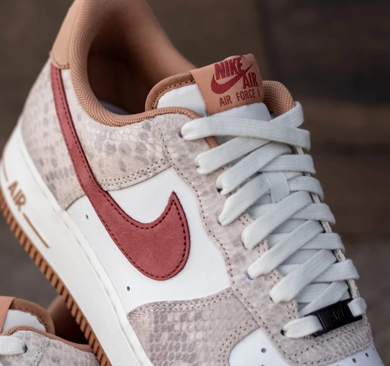 Airforce 1 Low Canyon Rust Snakeskin