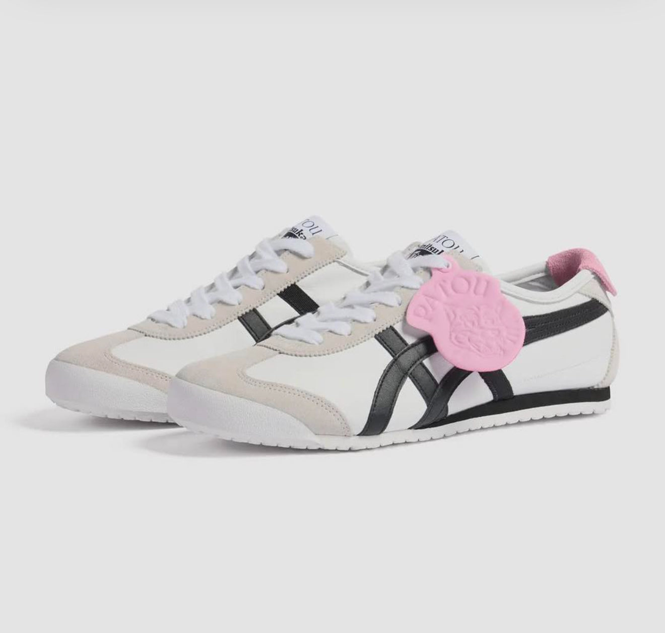 WMNs Patou x Mexico 66 Lace Up White Black Pink