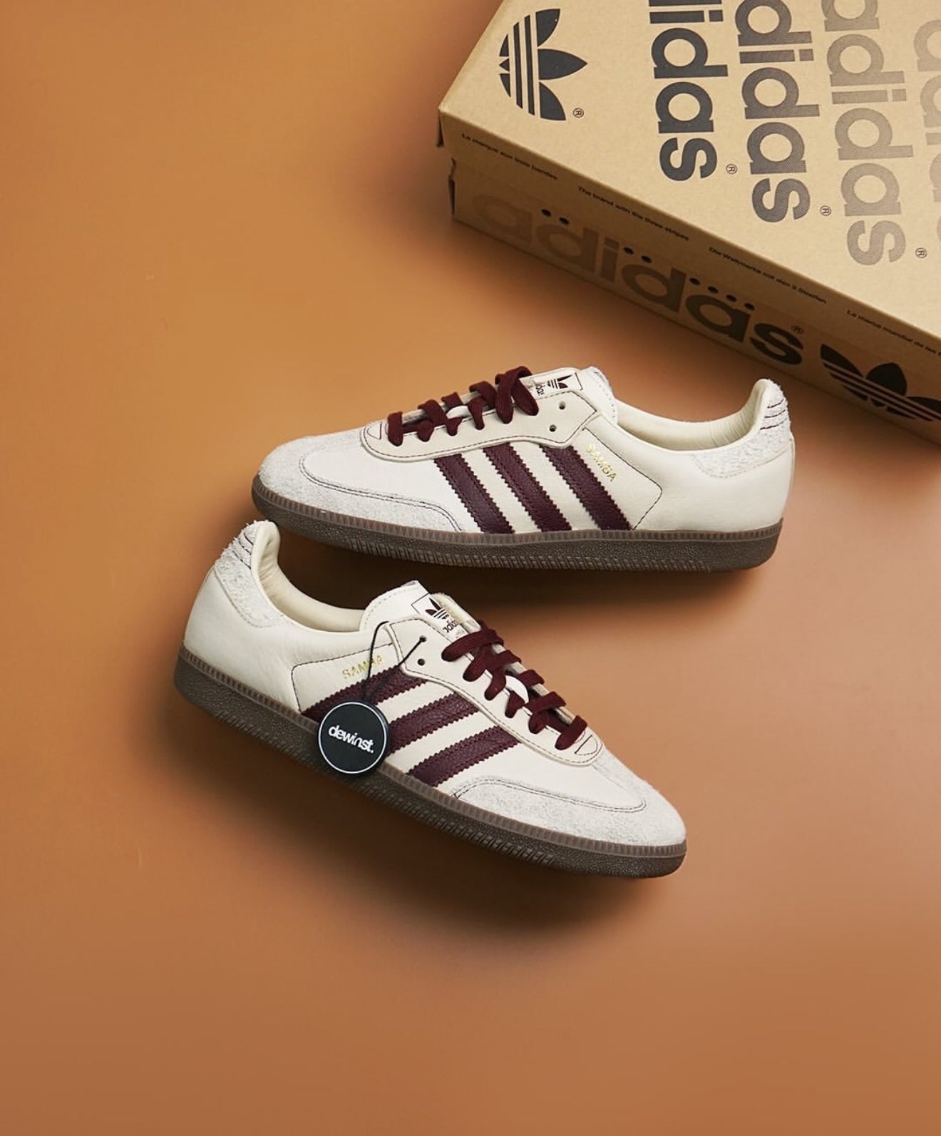 WMNs Samba OG Wonder White Maroon