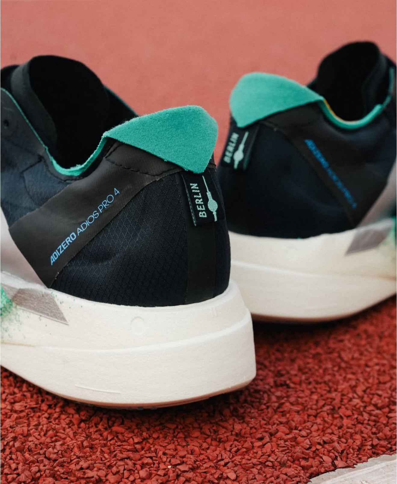 Adizero Adios Pro 4 Core Black Matte Silver Glory Green