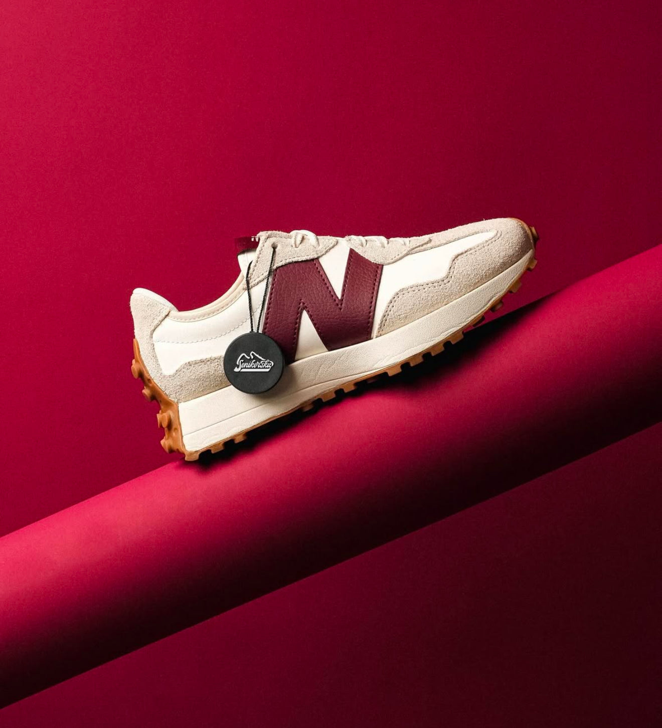 NB Balance 327 “ Moonbeam Burgandy “