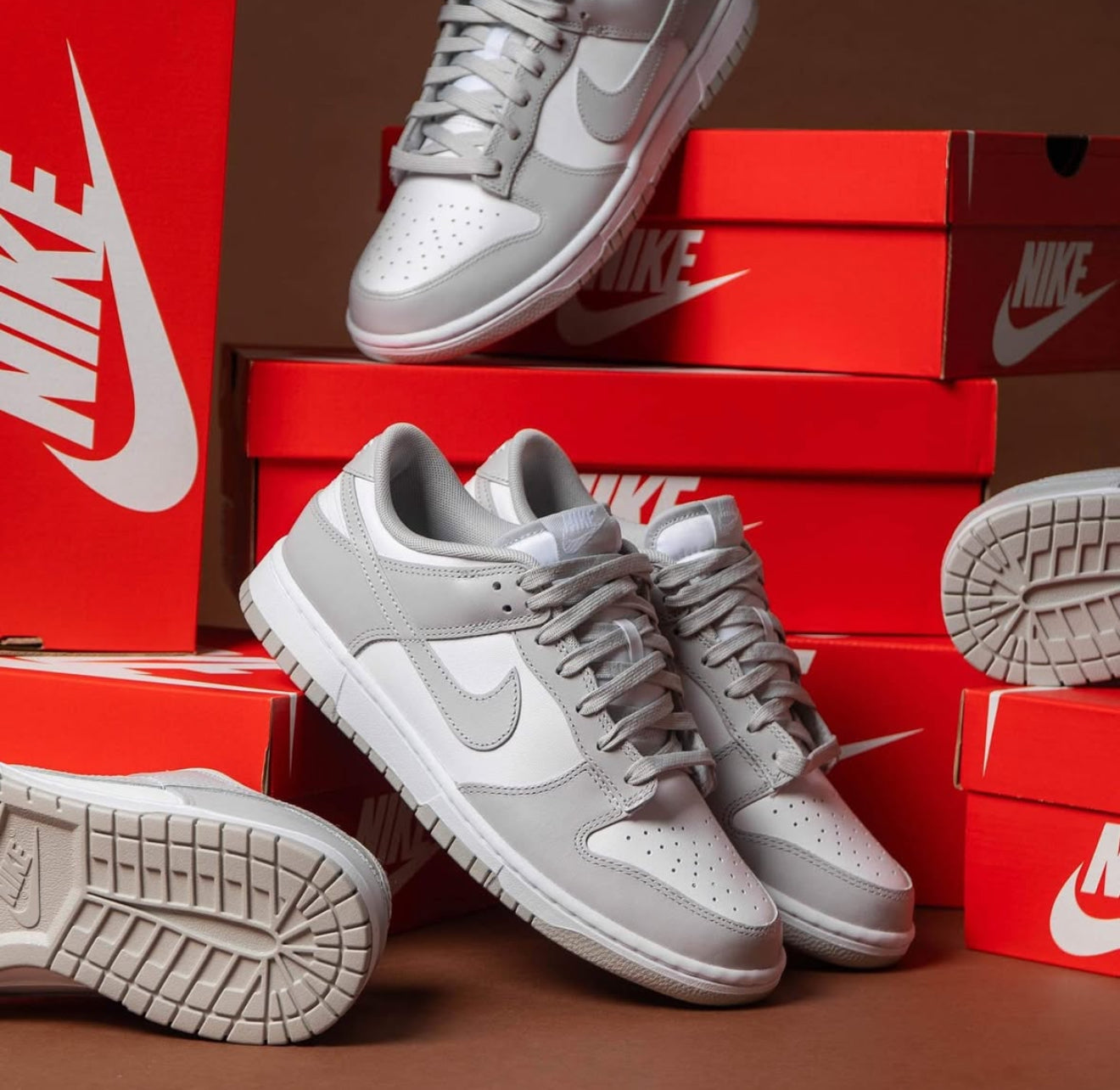 WMNs Dunk Low Grey Fog