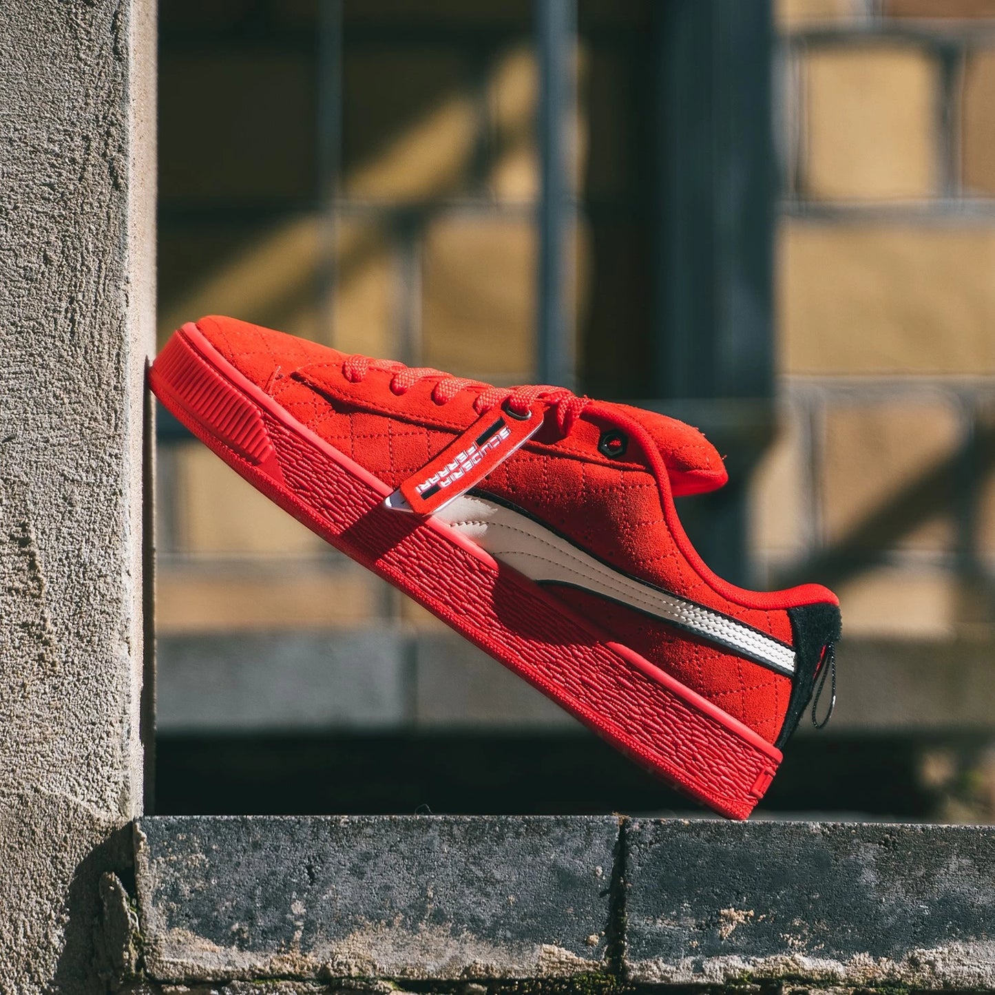 Puma Suede XL Hero Scuderia Ferrari Rosso Corsa Warm White