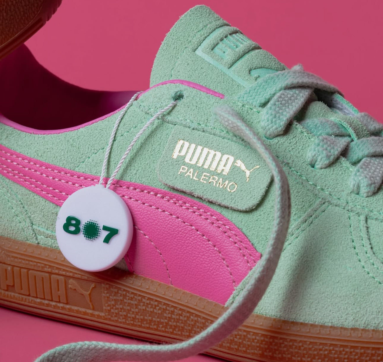 WMNs Puma Palermo Fresh Mint Fast Pink Gum