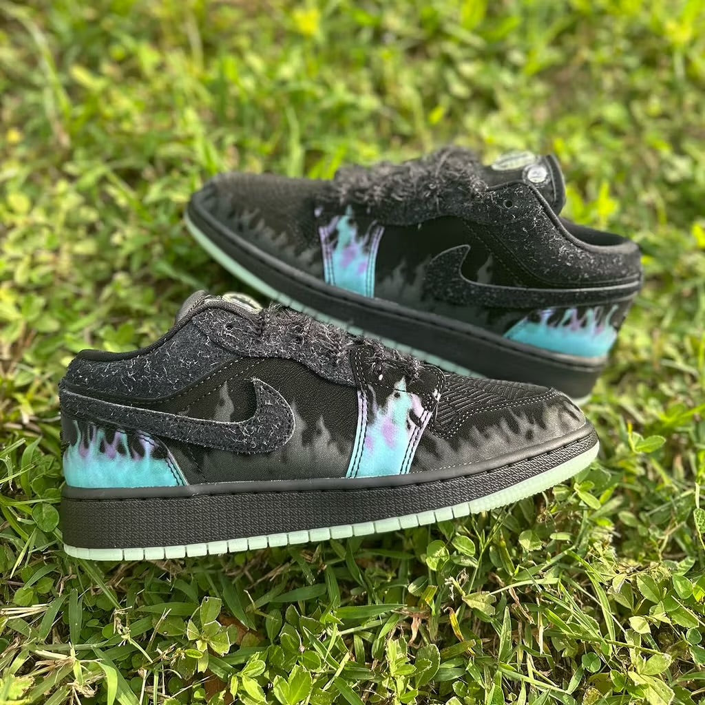 Air Jordan 1 Low Halloween Fortune Fly ( Glows In Dark )