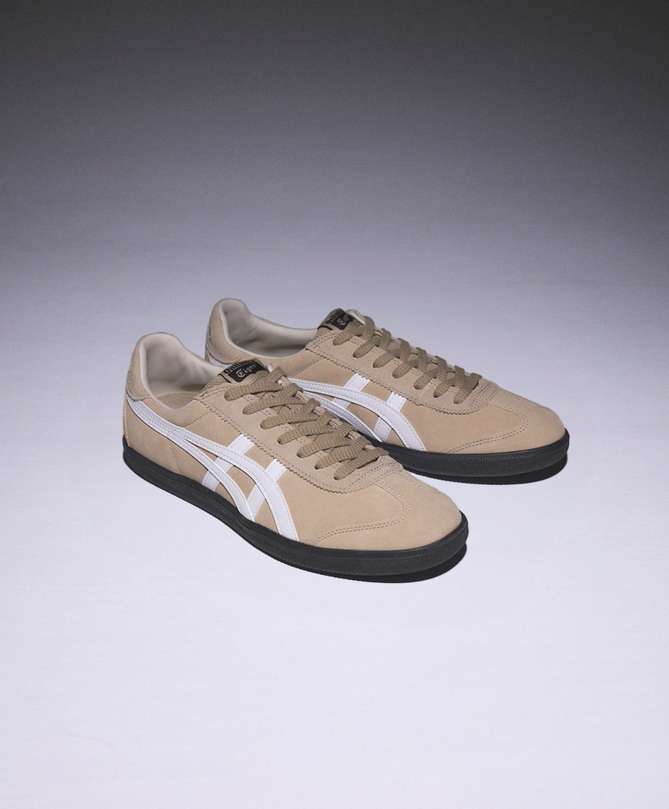 Tokuten Laceup Beige Black