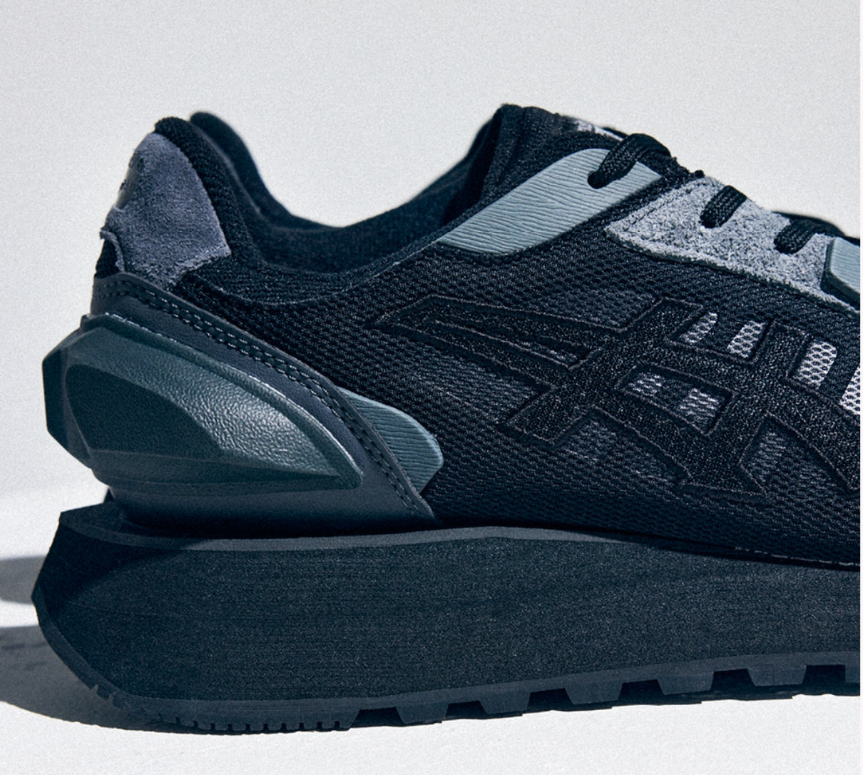 Moage Co Lace Up Black Grey