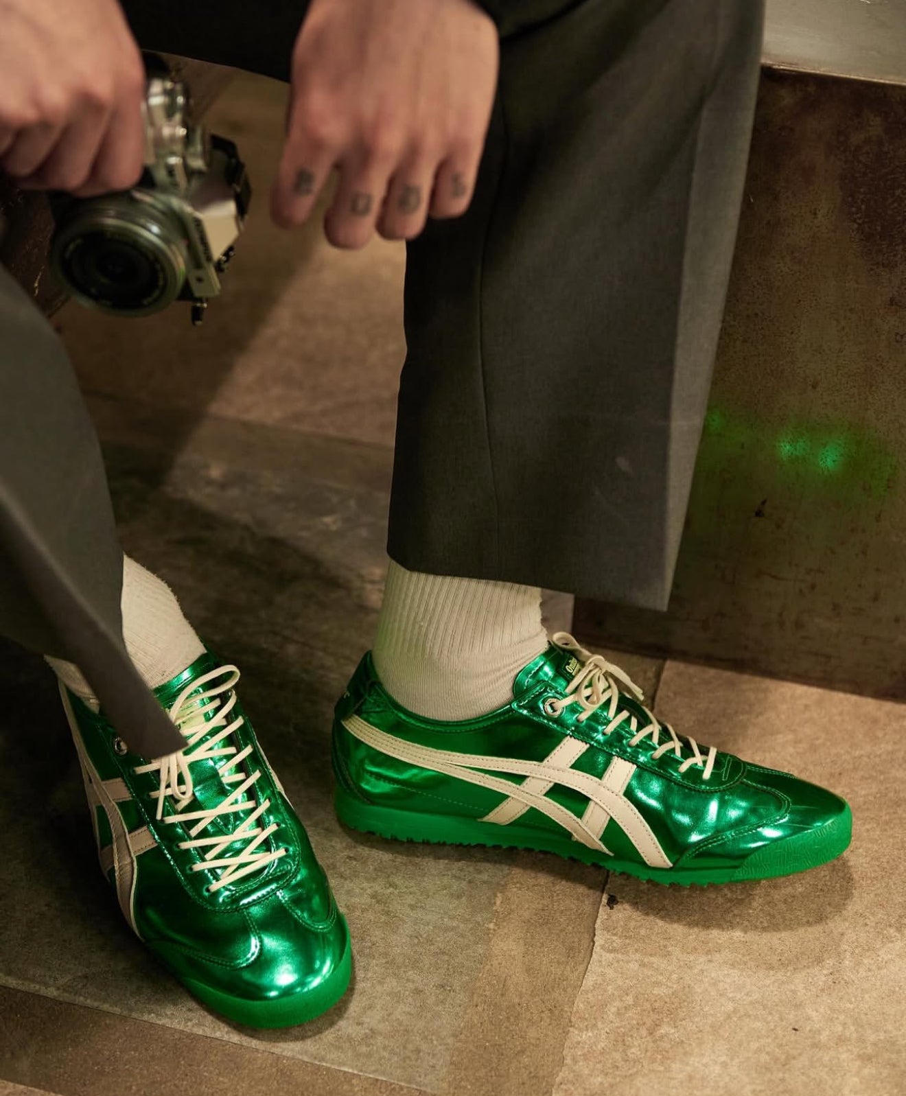 WMNs Mexico 66 Lace Up SD Metallic Series Jade Cream