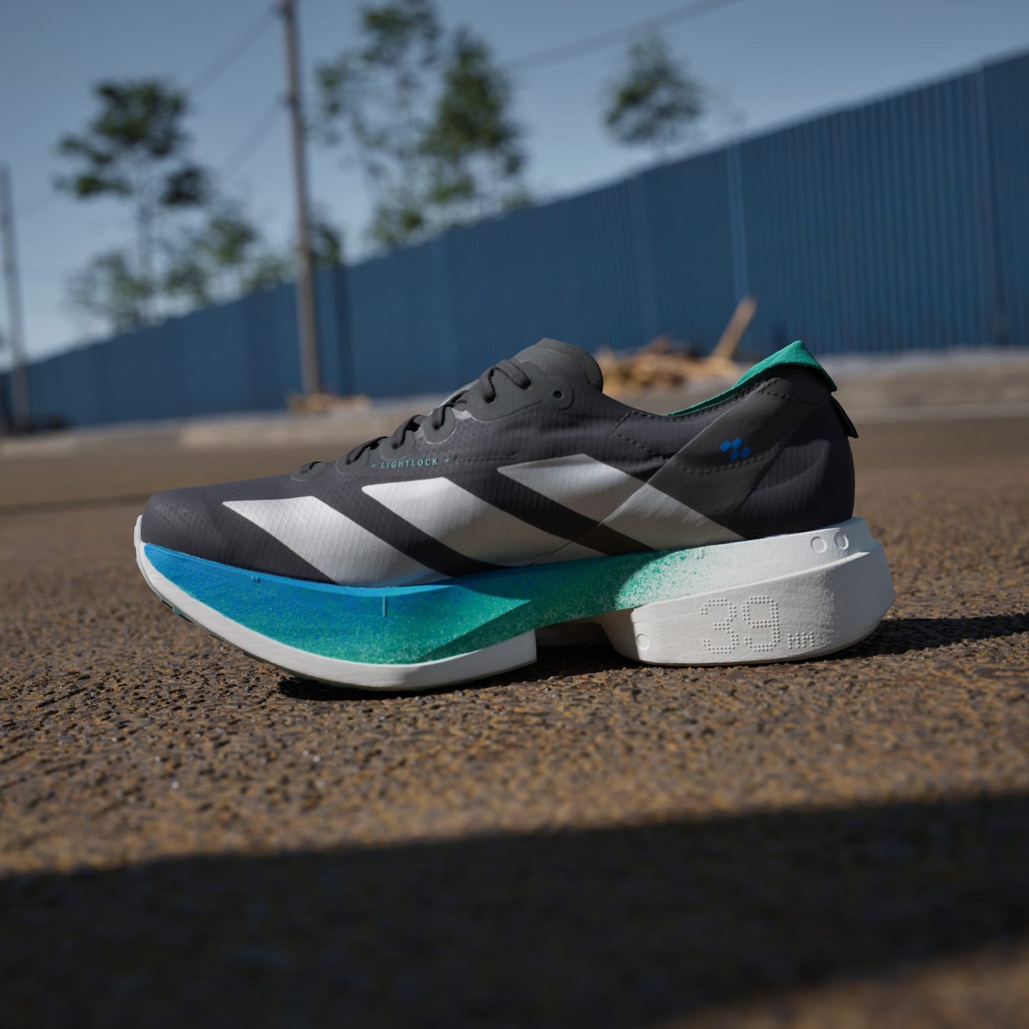 Adizero Adios Pro 4 Core Black Matte Silver Glory Green