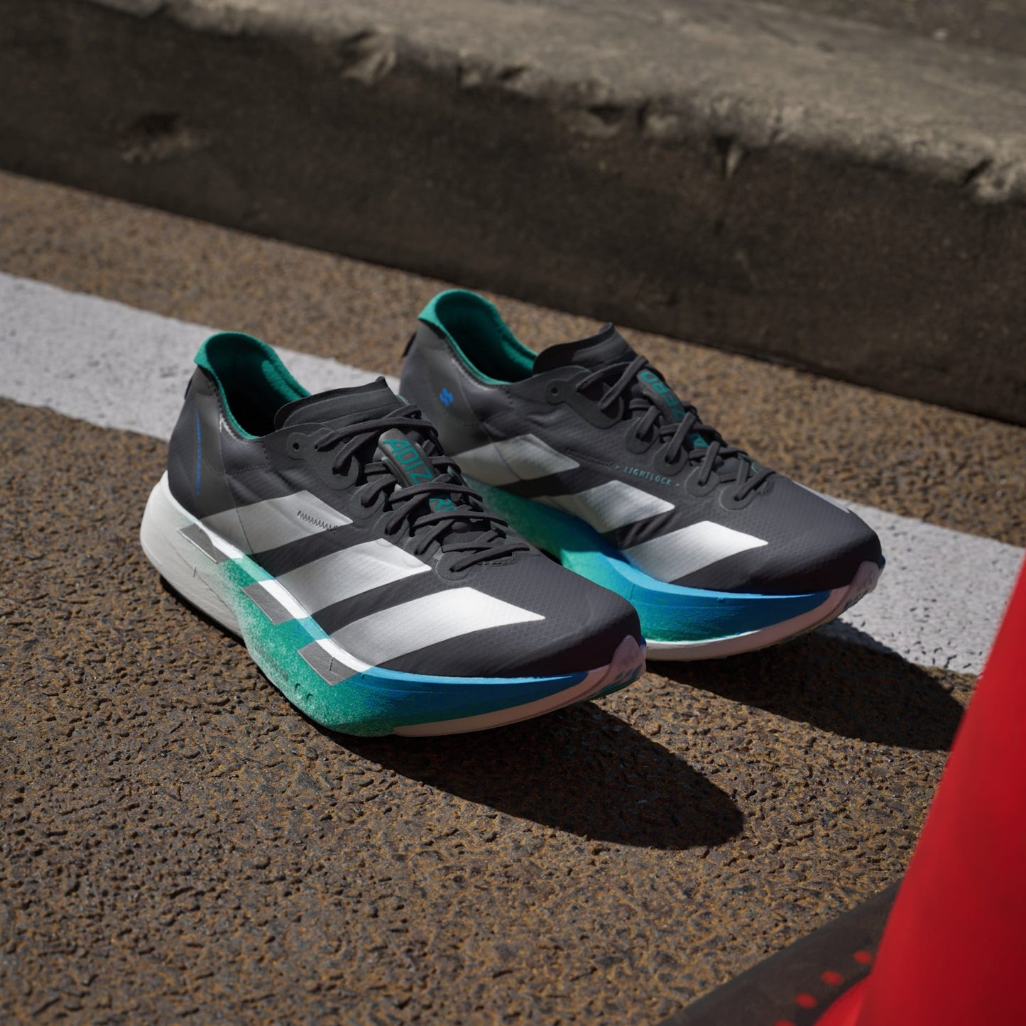 Adizero Adios Pro 4 Core Black Matte Silver Glory Green