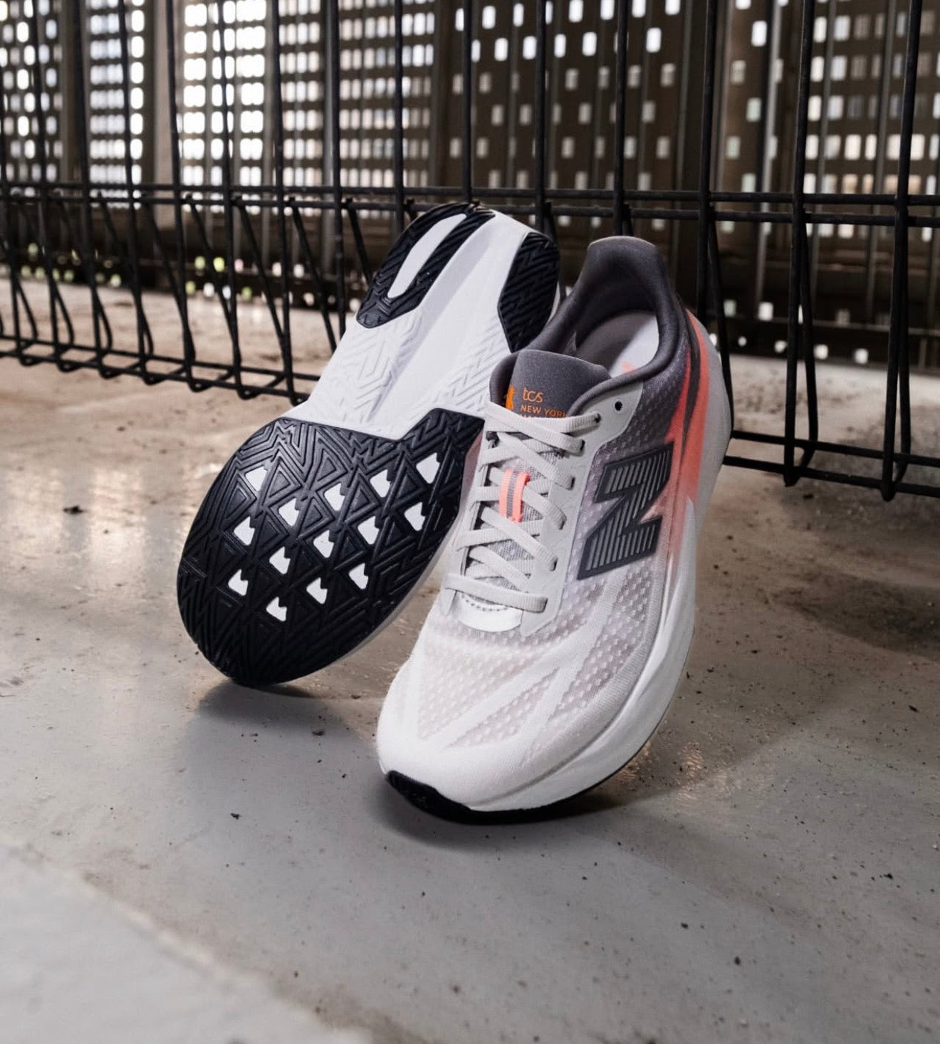 NB Balance TCS NYC FuelCell Rebel v5 Grapefruit Grey Matter Poppy