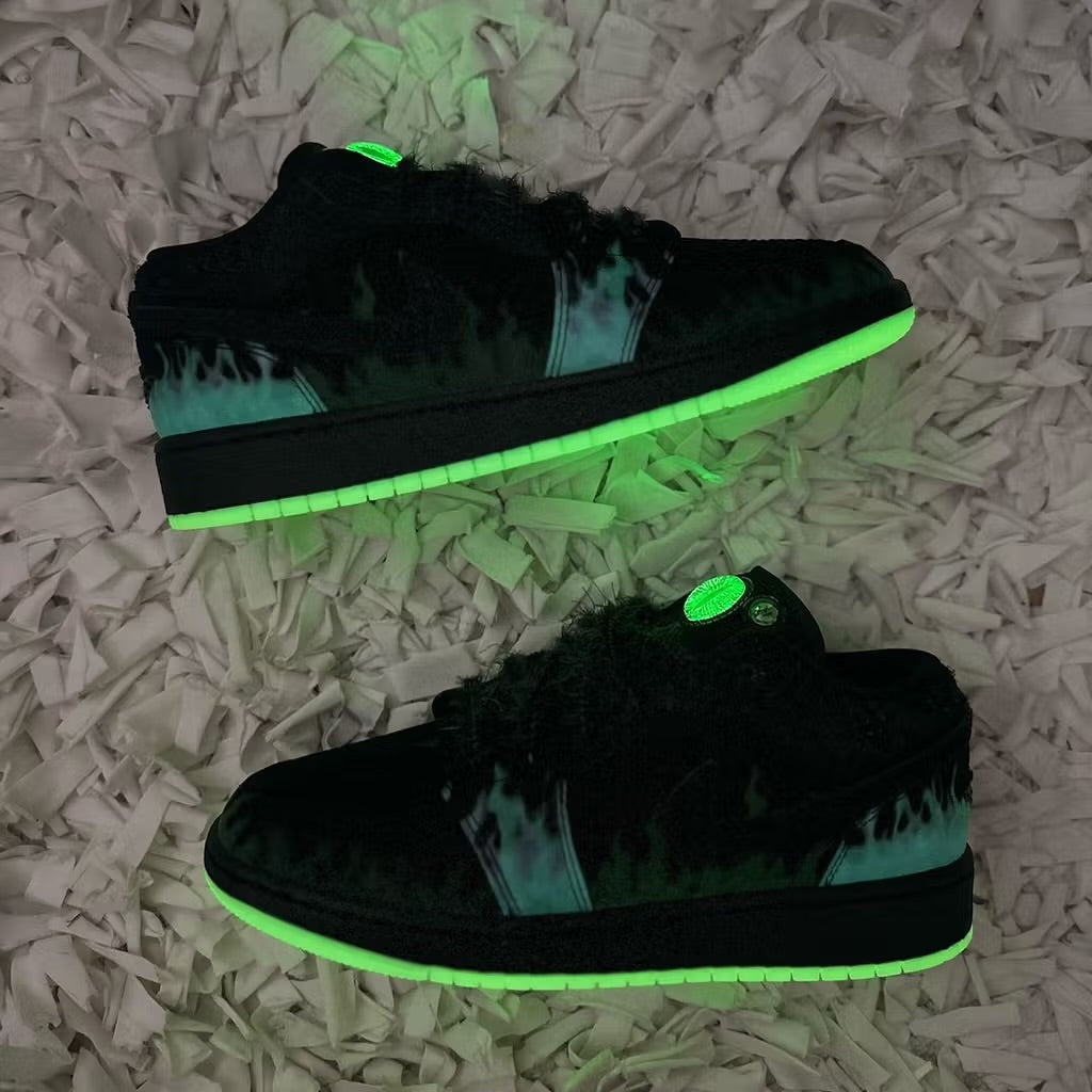 Air Jordan 1 Low Halloween Fortune Fly ( Glows In Dark )