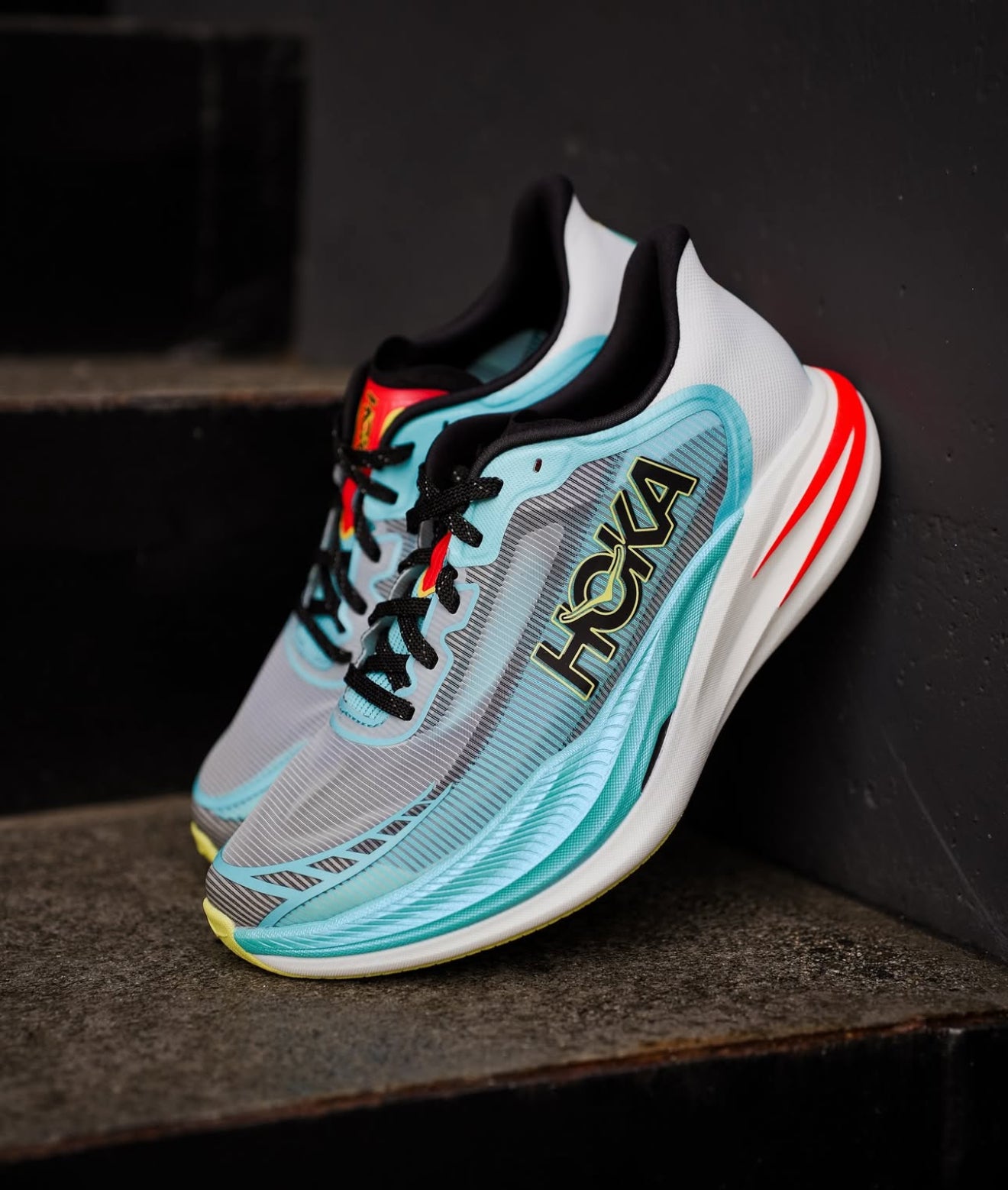 Hoka One One Cielo X1 2.0 Frost Black