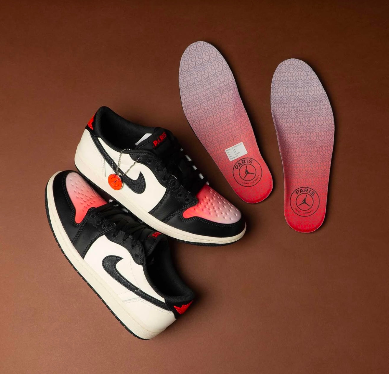 Air Jordan 1 Low PSG Sail & Off-Noir