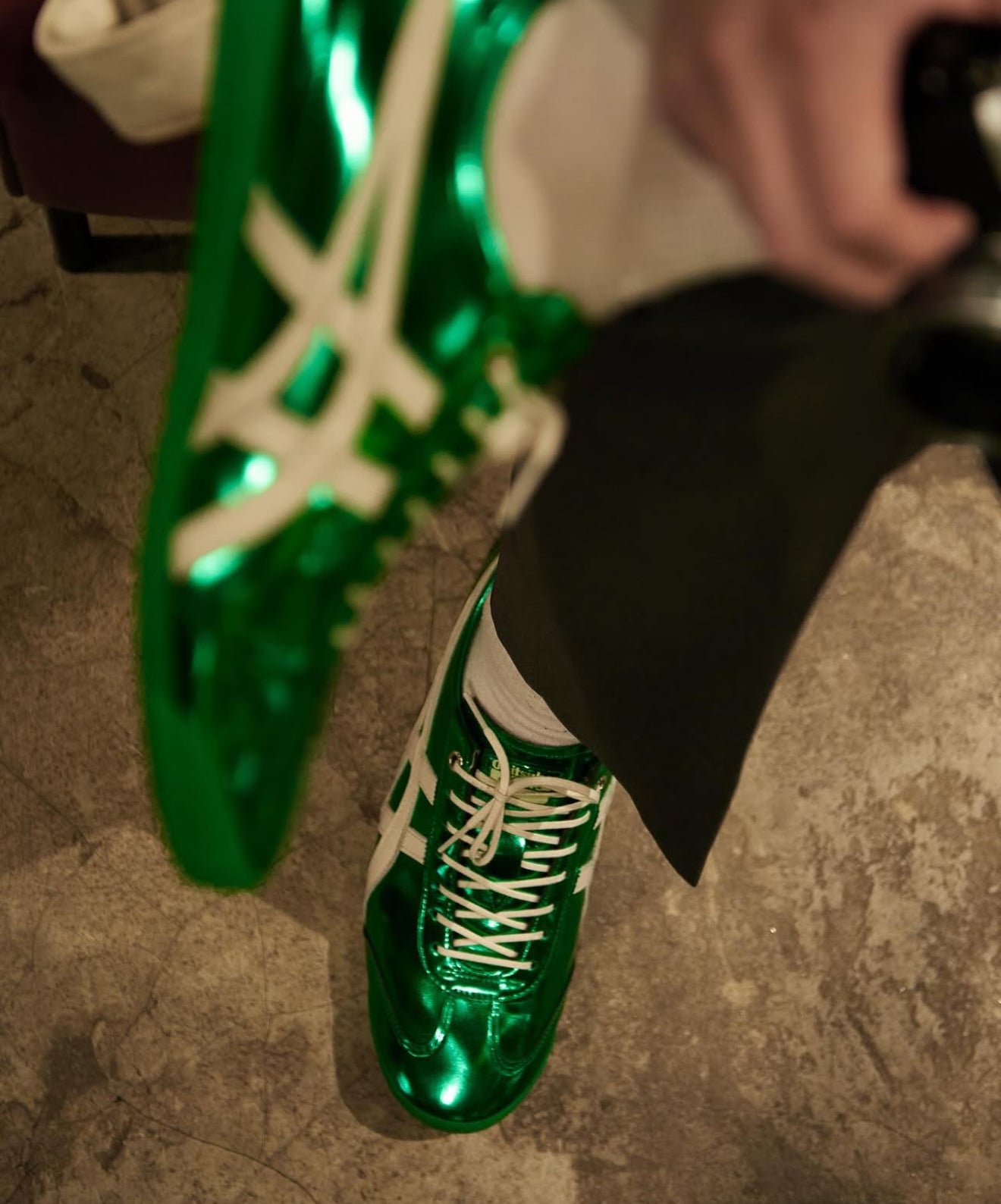 WMNs Mexico 66 Lace Up SD Metallic Series Jade Cream