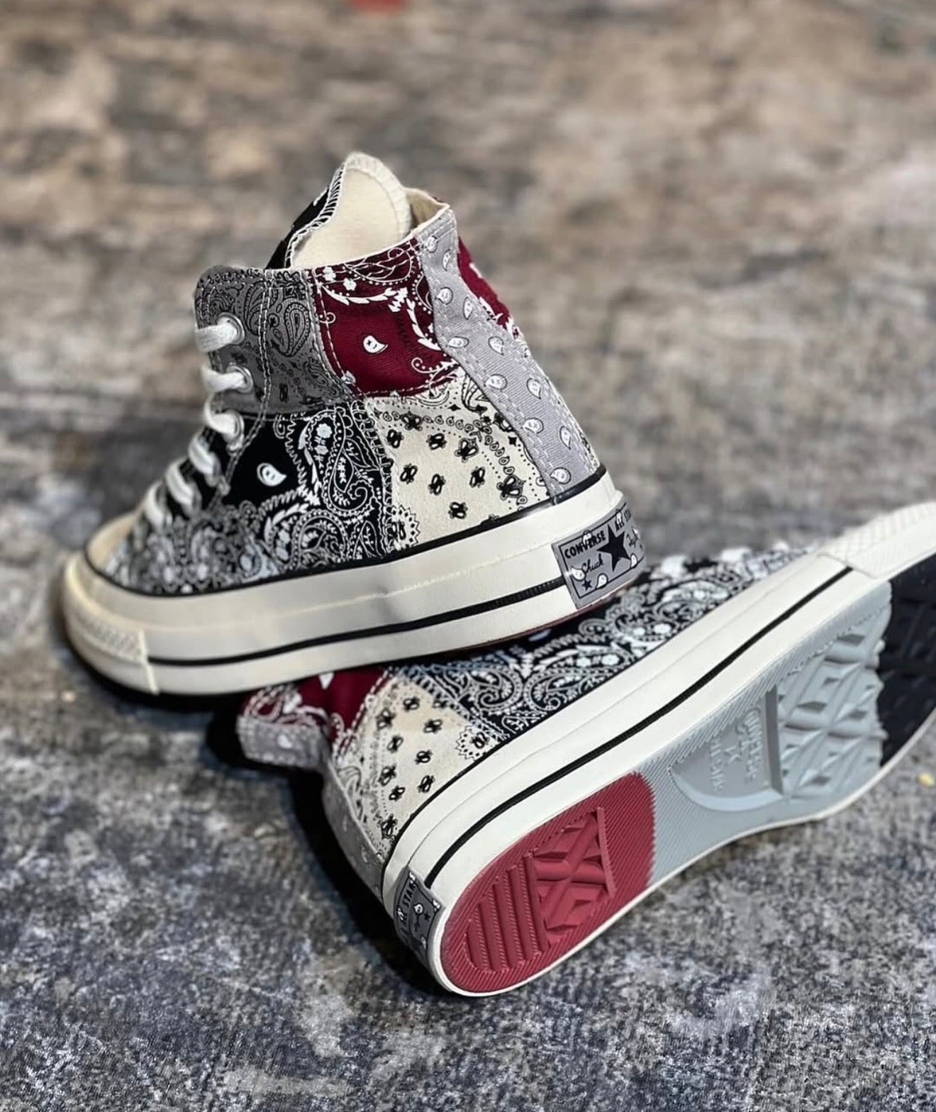 Converse Chuck Taylor All Star 70 Hi Offspring Paisley Black
