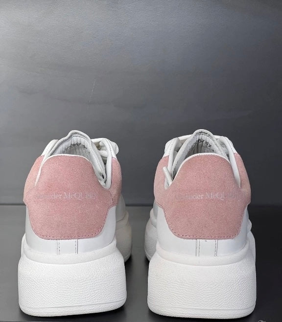 WMNs Alexander McQueen Oversized White/Pink
