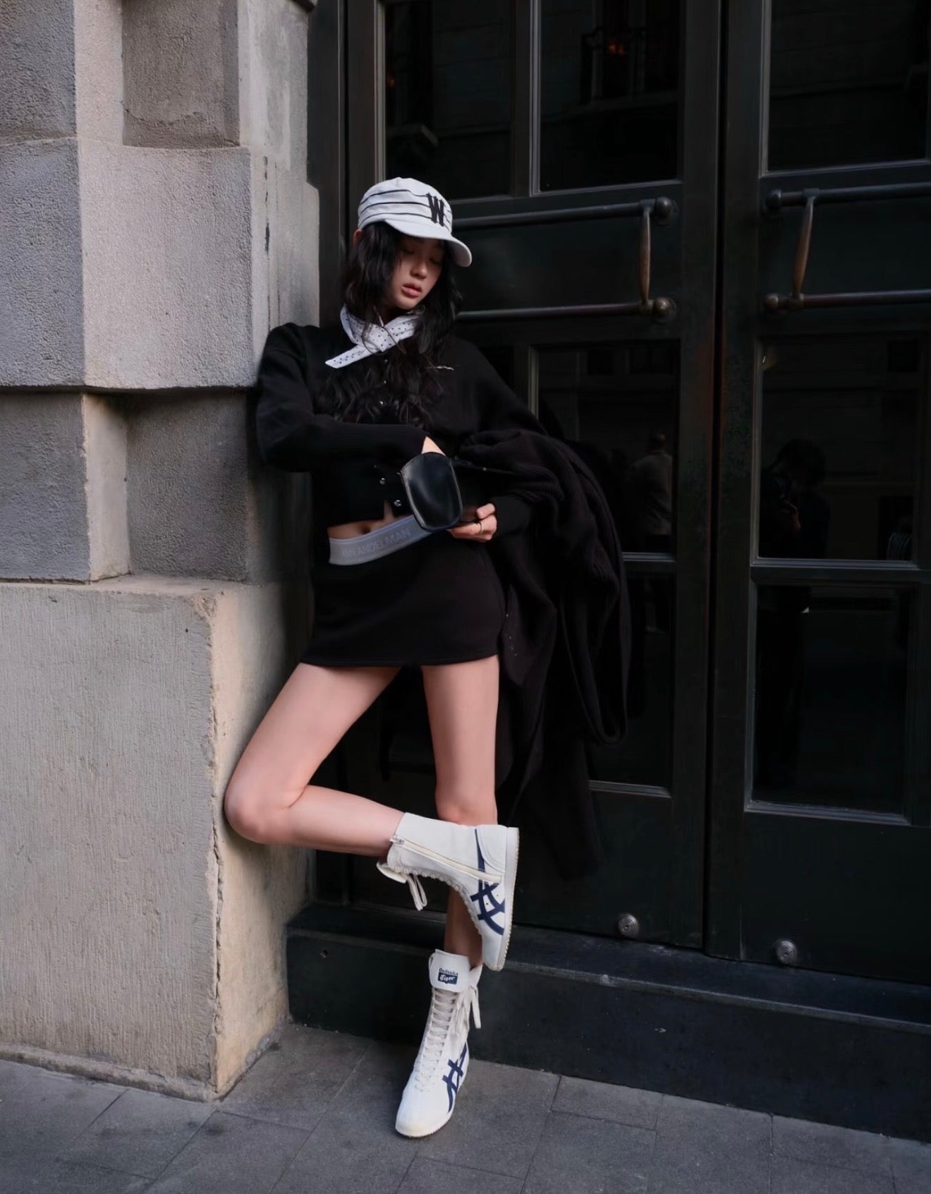 WMNs Mexico 66 Boots Boxing Cream Peacoat