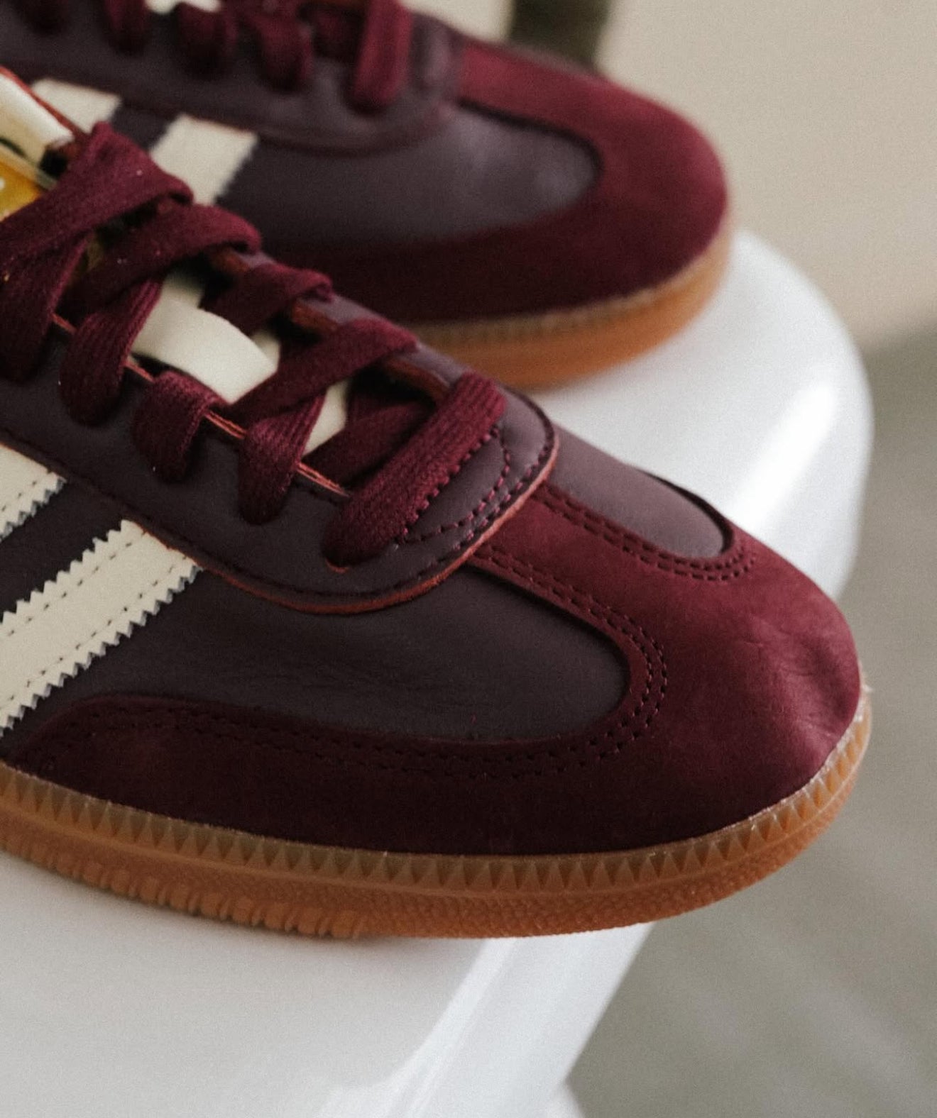 Samba OG Maroon Gold Metallic