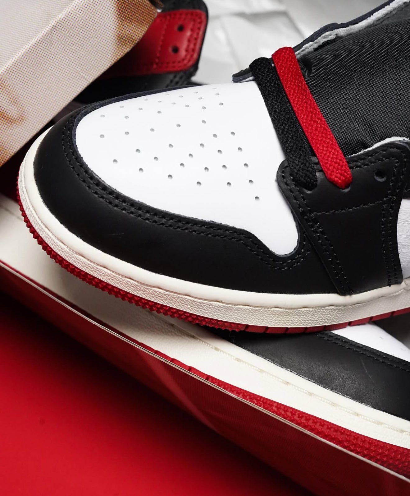 Air Jordan 1 High Retro Bred Toe Reimagined
