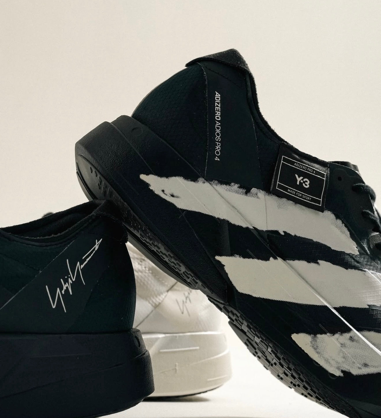 Y-3 Adios Pro 4 Black White