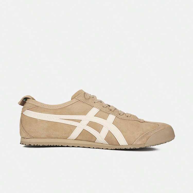 Mexico 66 Lace Up Suede Sand White