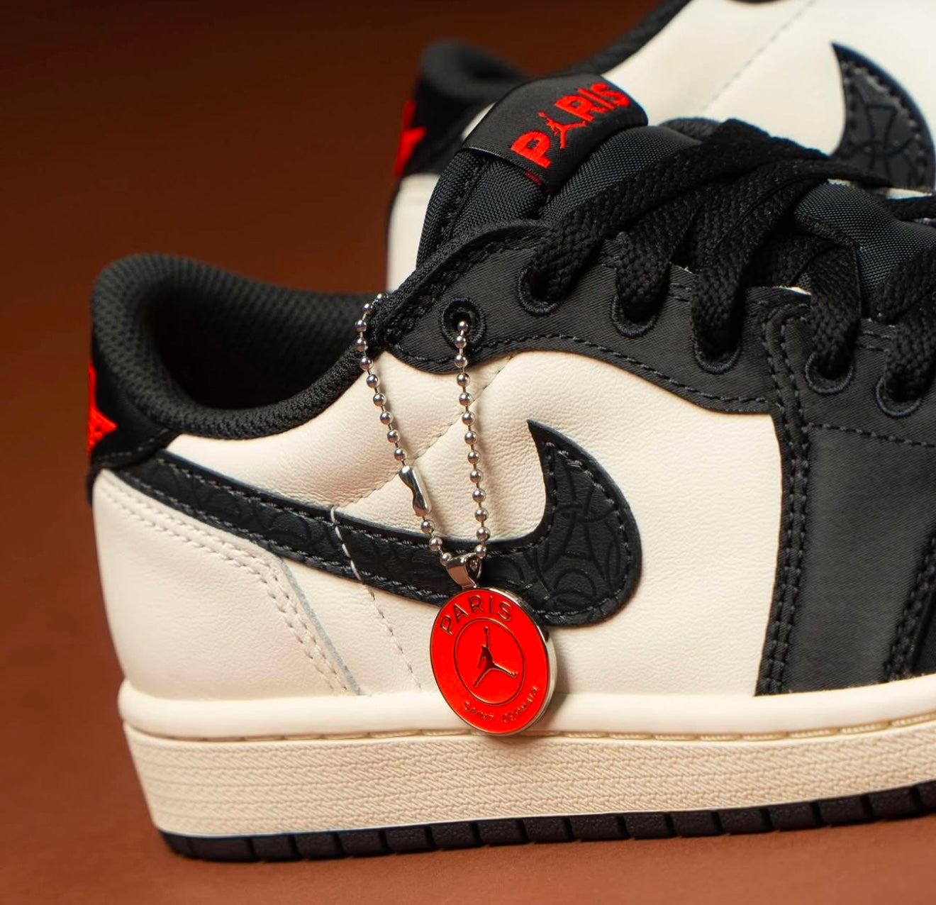 Air Jordan 1 Low PSG Sail & Off-Noir