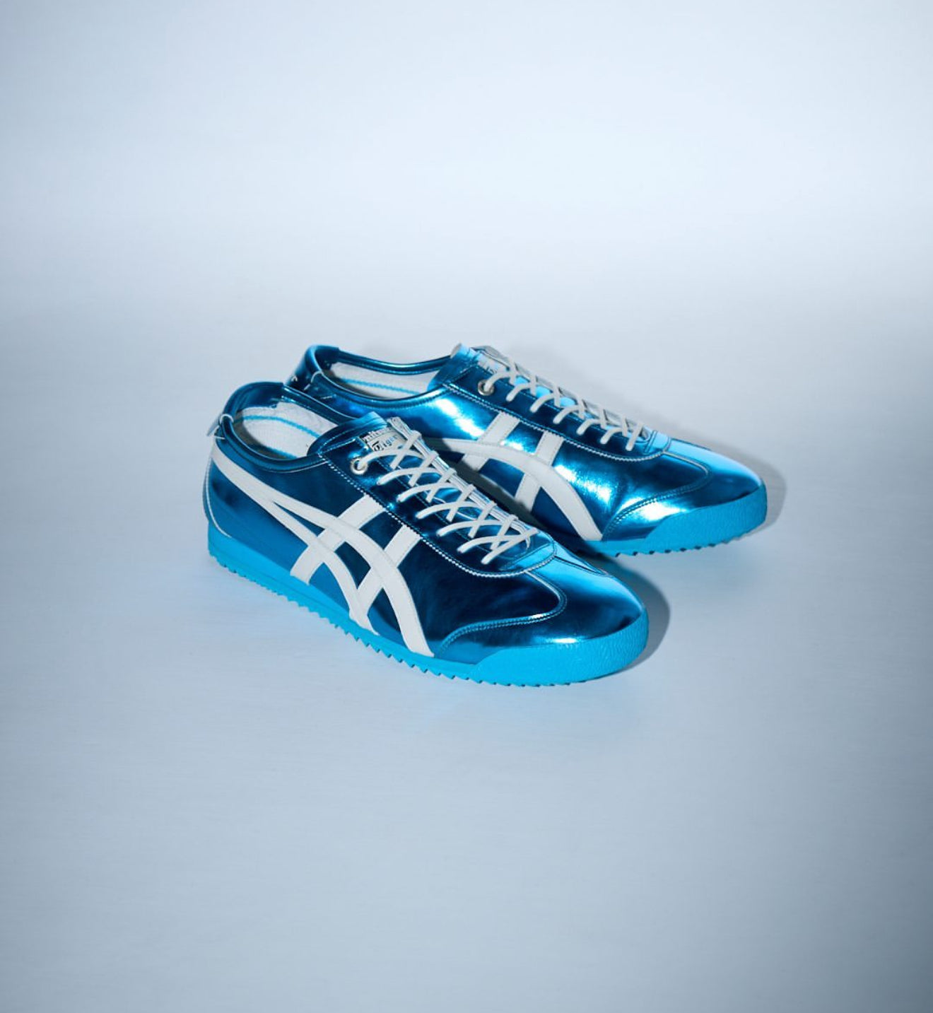 Mexico 66 Lace Up SD Metallic Series Pale Mint Cream
